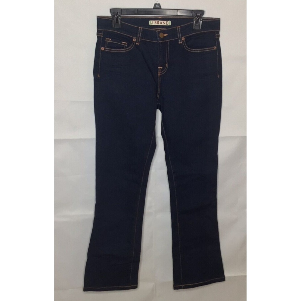 J BRAND Women Dark Wash Straight Leg‎ Jeans Size 29 Ink Dark wash